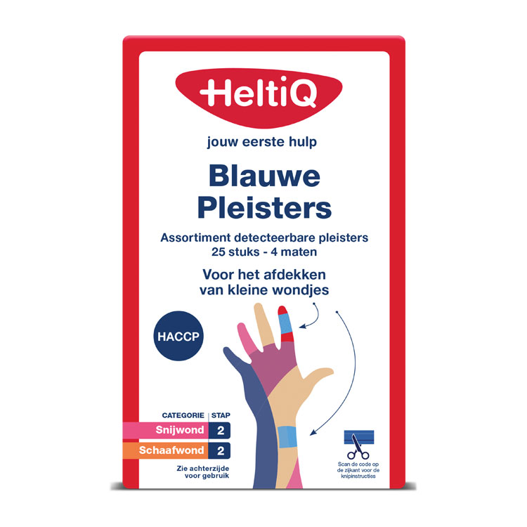 HELTIQ DETECTEERBARE BLAUWE PLEISTERS