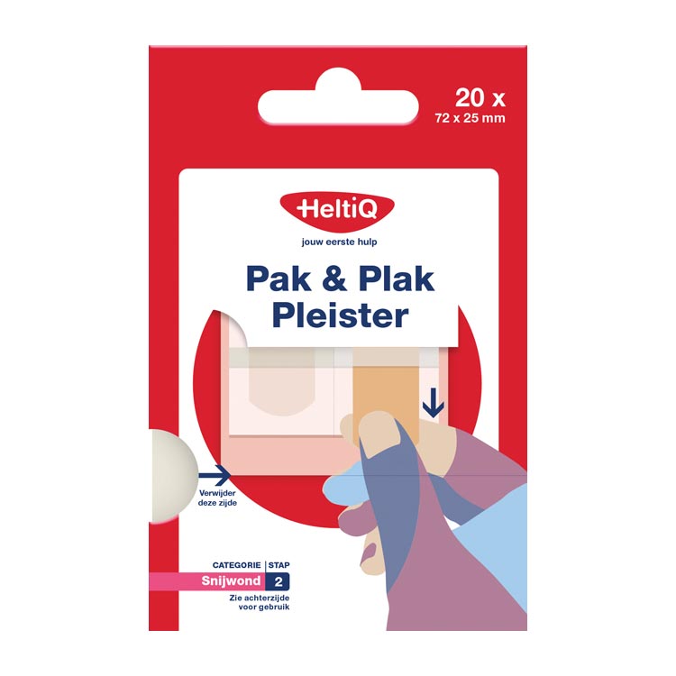 HELTIQ PAK   PLAK PLEISTER TEXTIEL