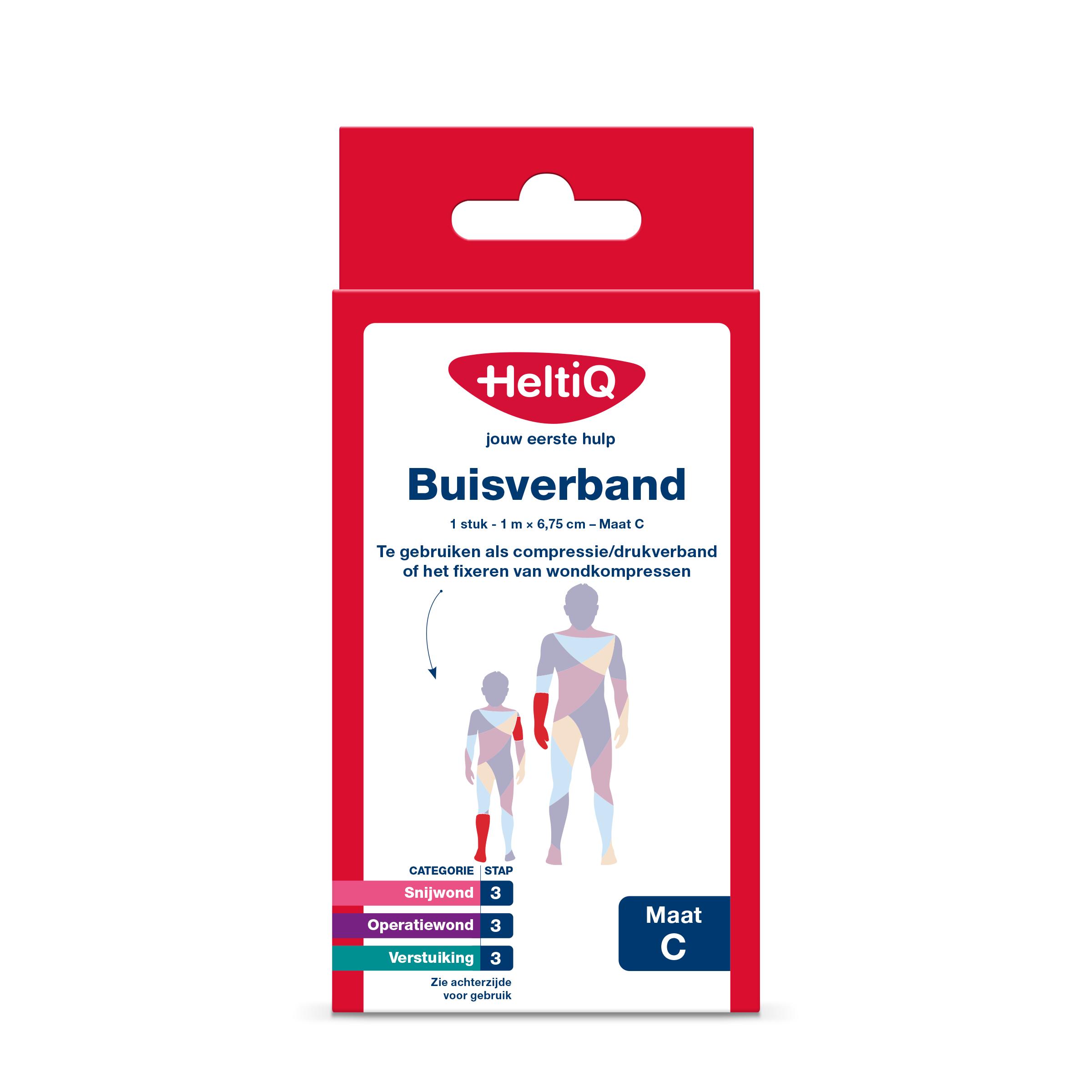 HELTIQ BUISVERBAND 6,75CMX1M MAAT C