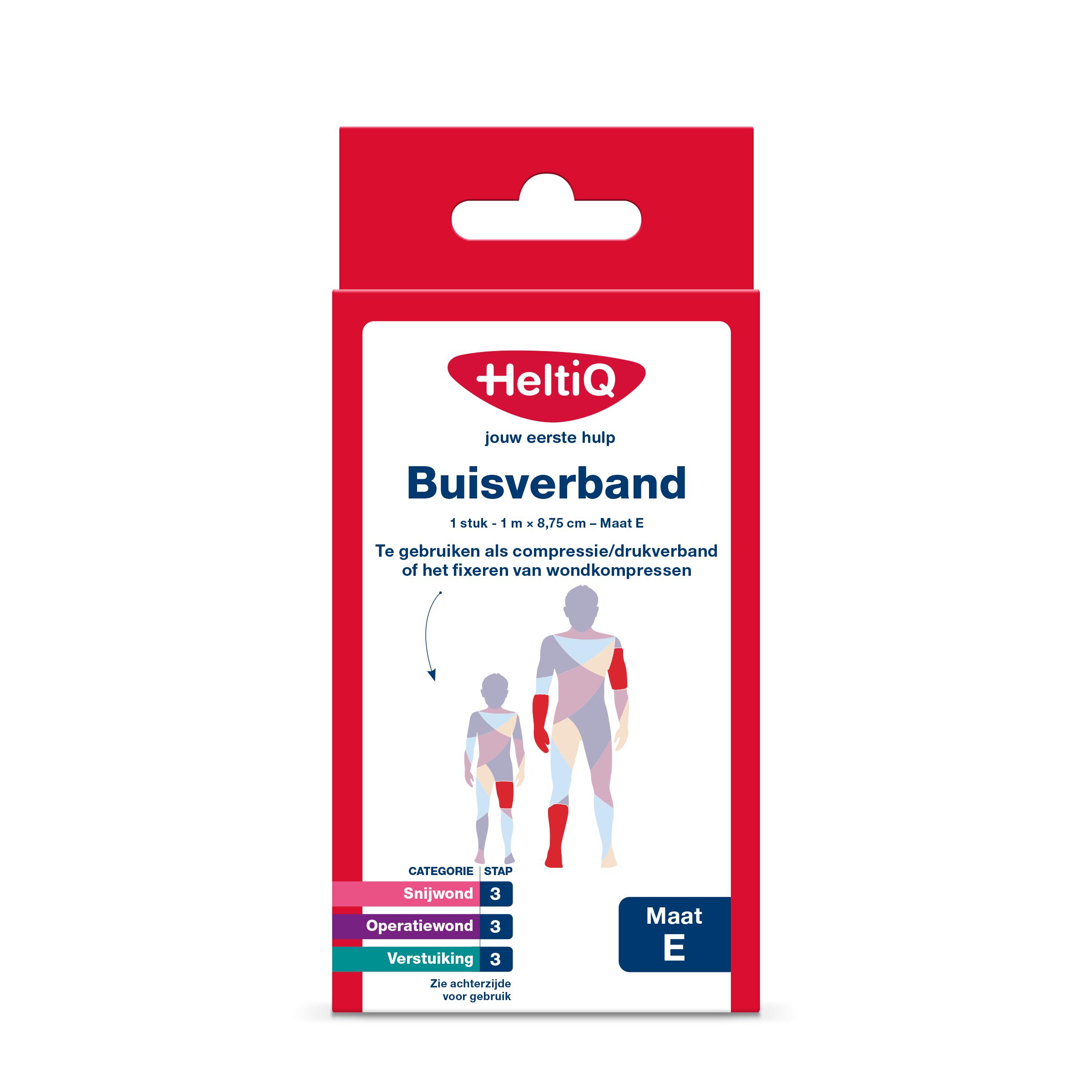 HELTIQ BUISVERBAND 8,75CMX1M MAAT E