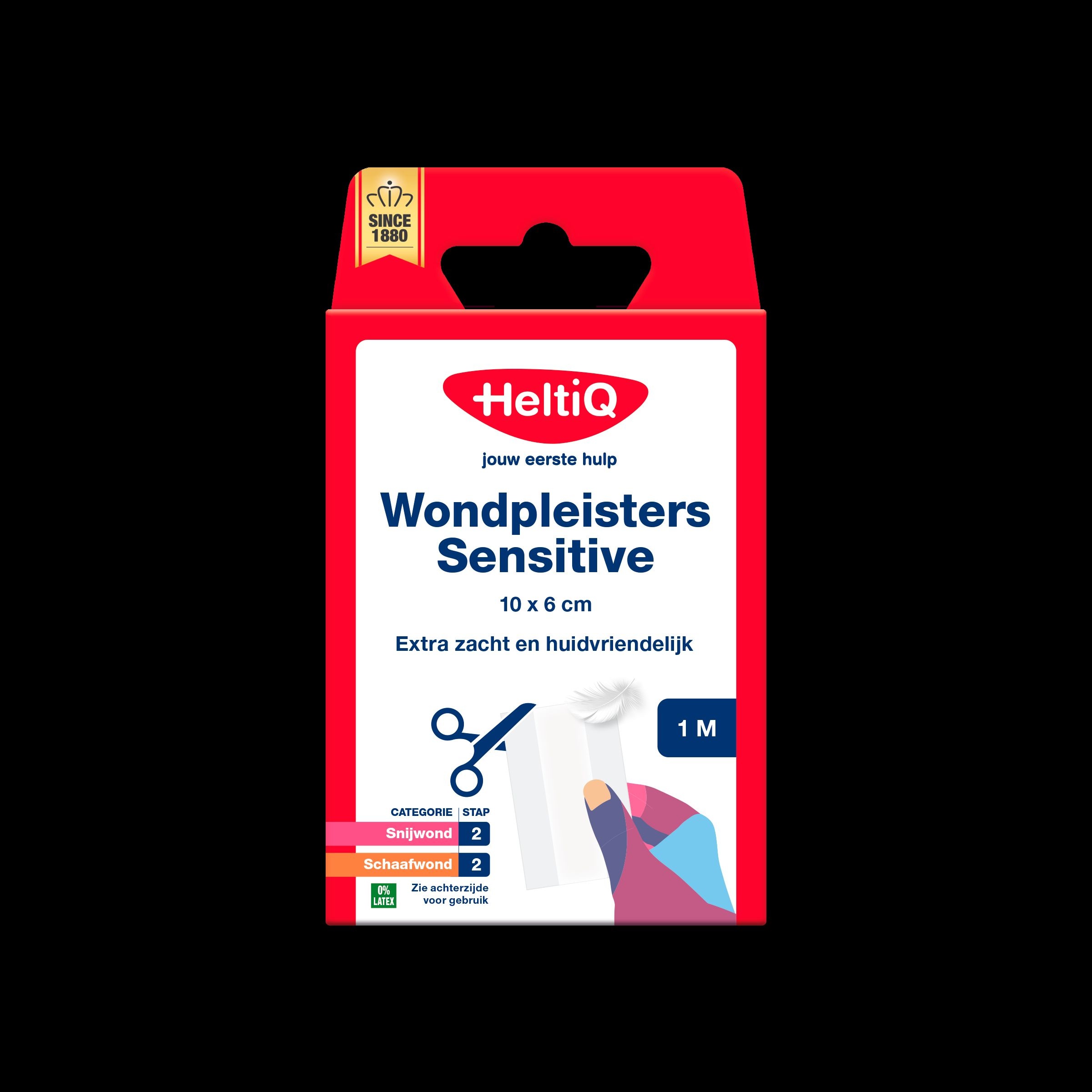 HELTIQ WONDPLEISTERS SENSITIVE 10X6 CM