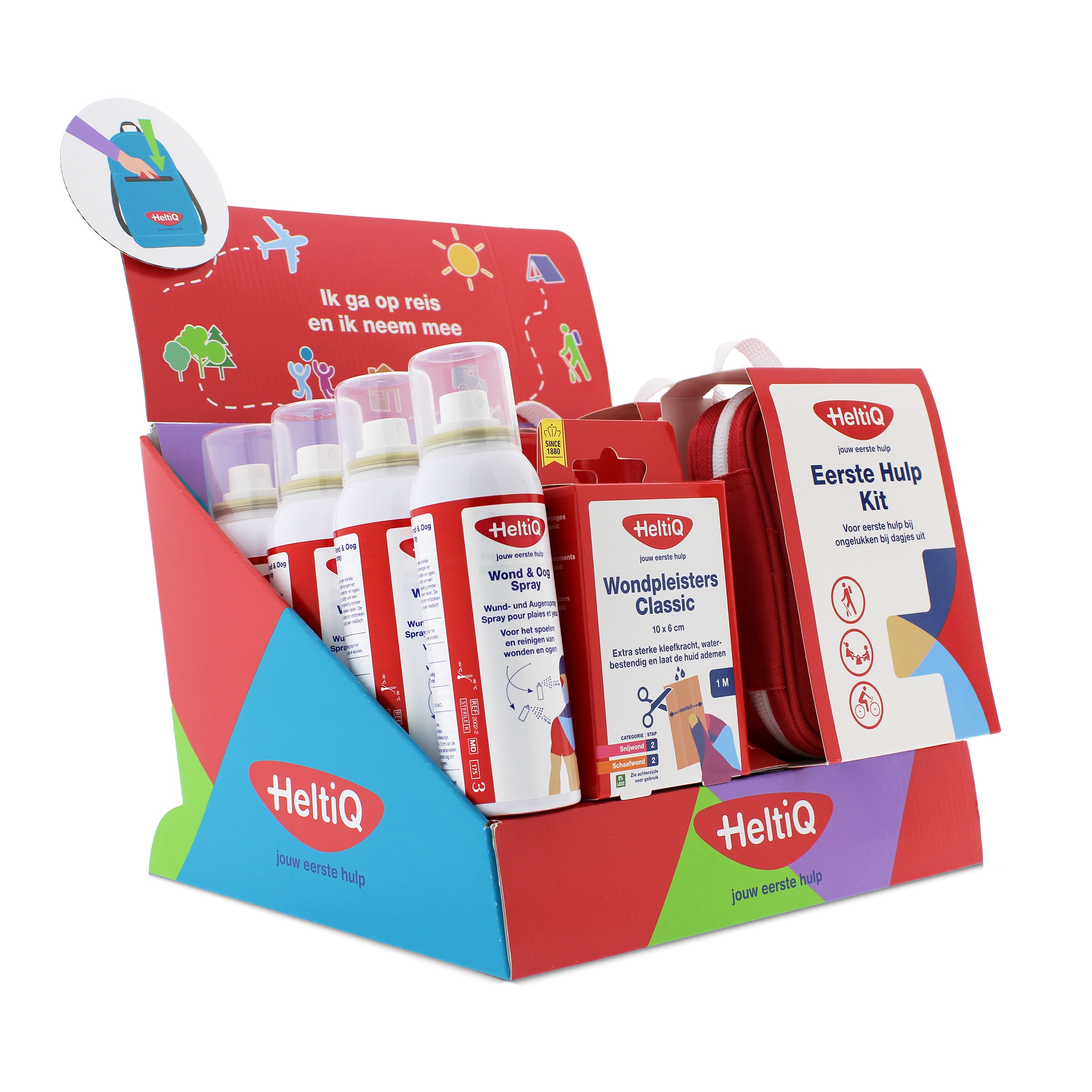 DISP HELTIQ TOONBANKDISPLAY VAKANTIE