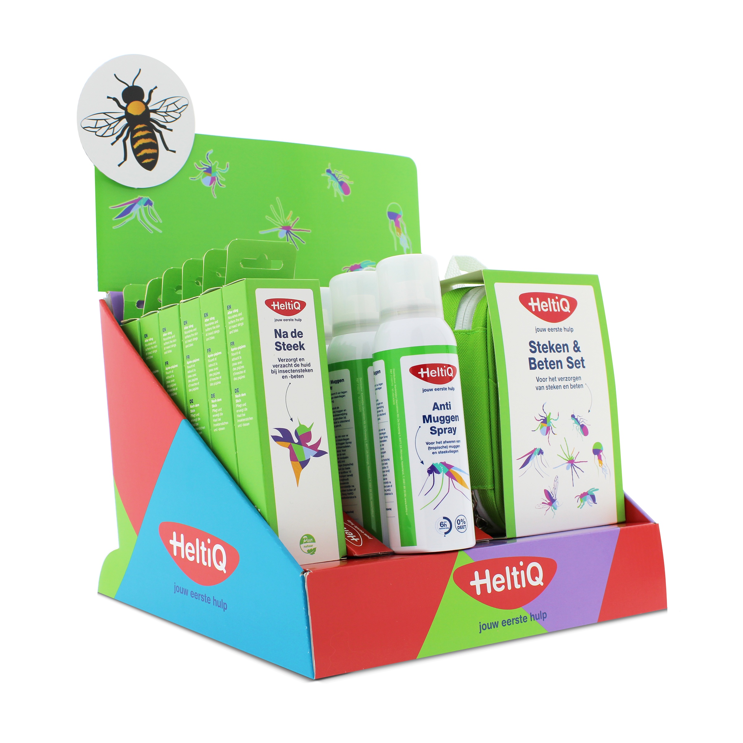 DISP HELTIQ TOONBANKDISPLAY INSECTEN