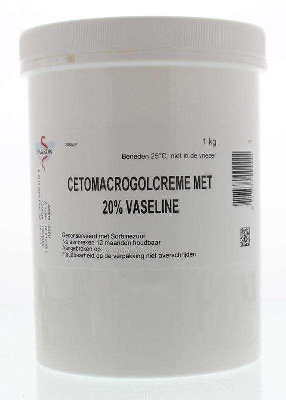 FAGRON CETOMACROGOLCREME   20% VASELINE