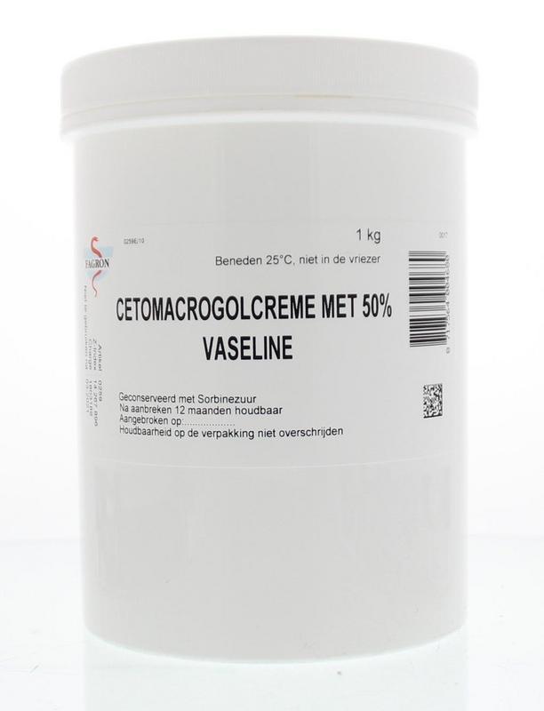 FAGRON CETOMACROGOLCREME   50% VASELINE