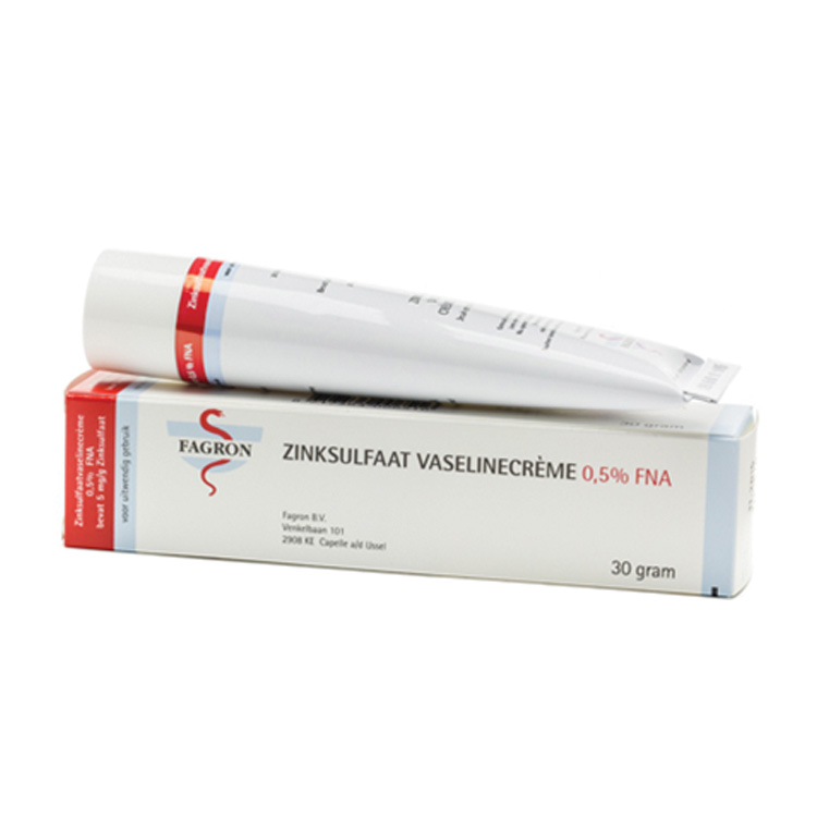 FAGRON ZINKSULFAAT VASELINECREME 0.5% FNA