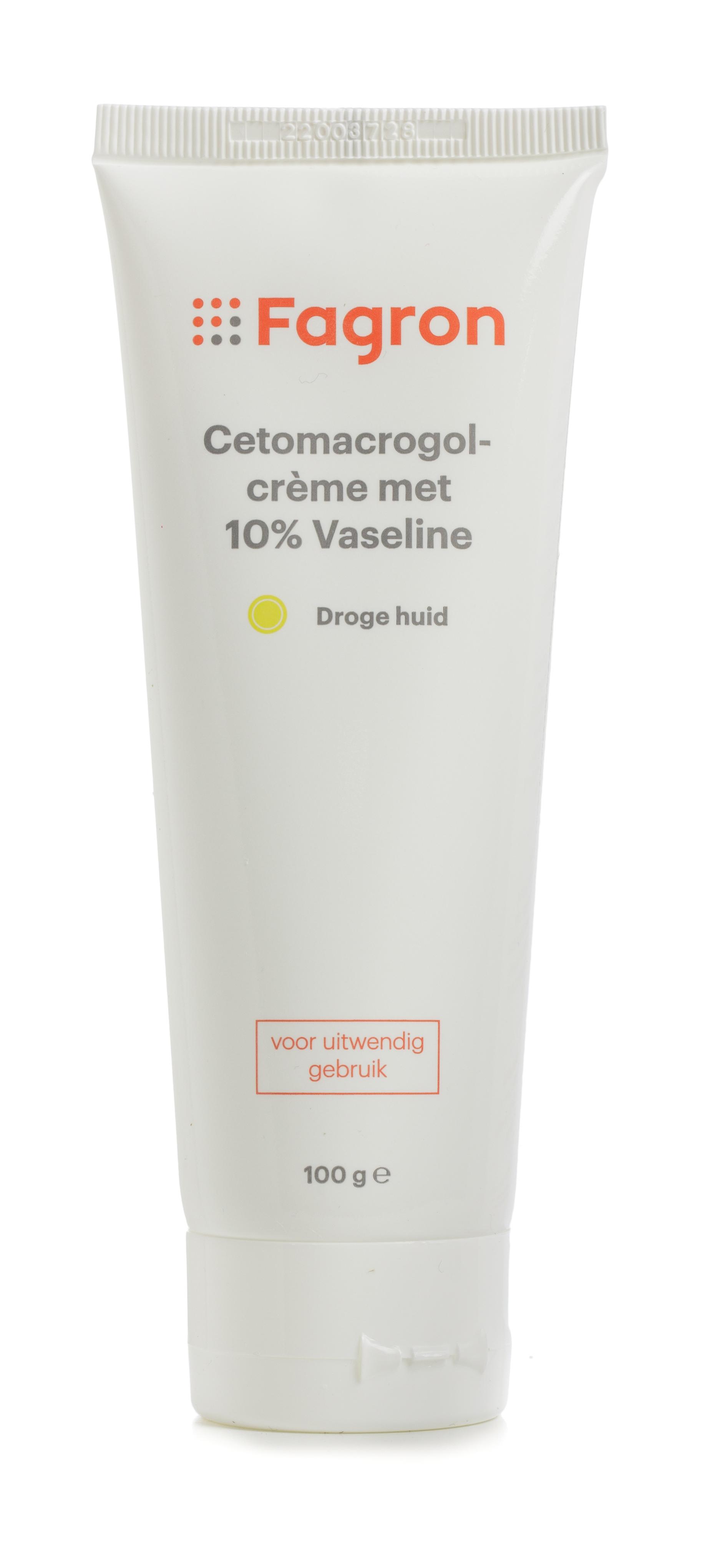 FAGRON CETOMACROGOLCREME   10% VASELINE