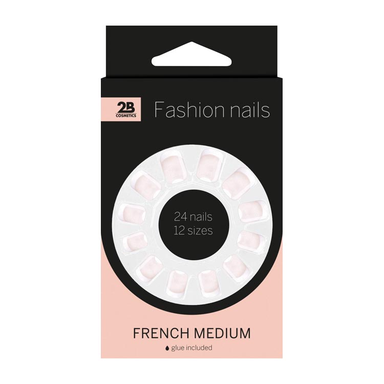 2B NAILS FRENCH MEDIUM