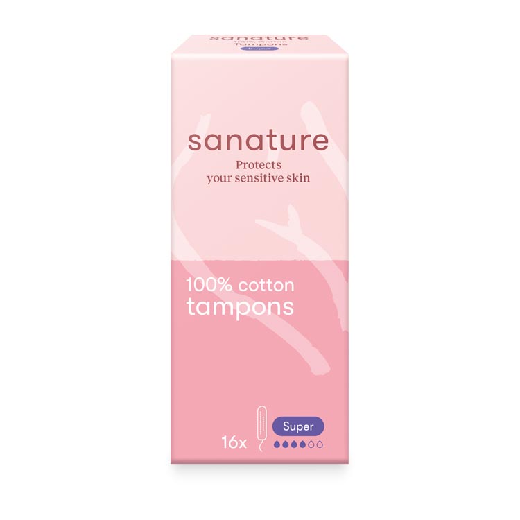 SANATURE KATOENEN TAMPONS SUPER