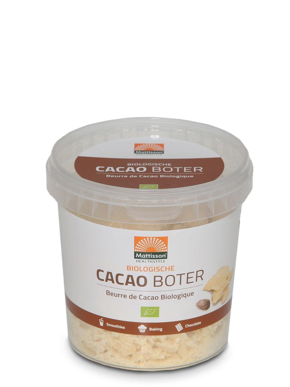 MATTISSON BIOLOGISCHE CACAO BOTER -NL-BIO-01