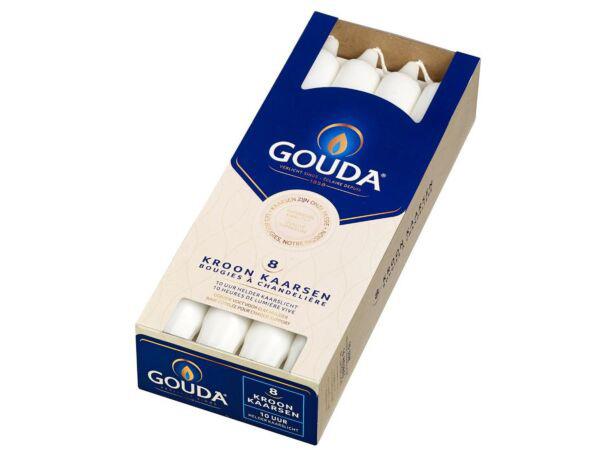 GOUDA KROONKAARSEN SATIN WHITE 240/24
