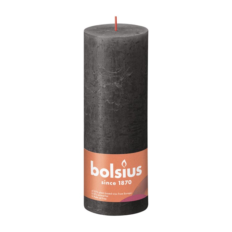 BOLSIUS SHINE STOMPKAARS 190x68 STORMY GREY