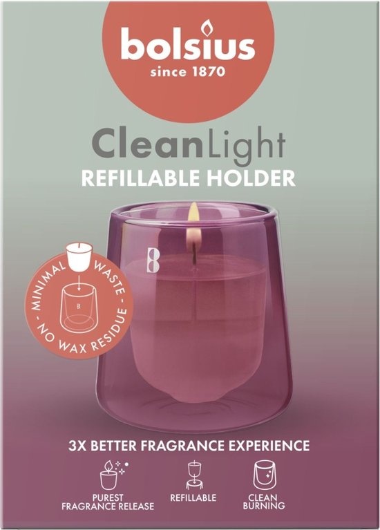 BOLSIUS CLEAN LIGHT STARTERKIT CEDARWOOD   VETIVER