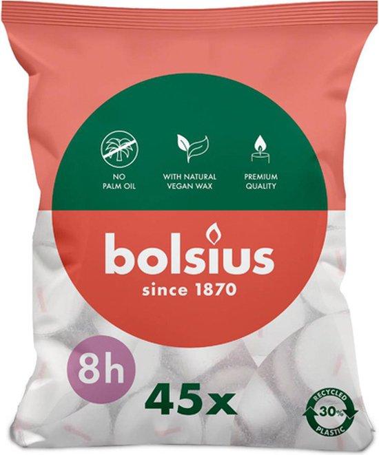 BOLSIUS THEELICHT WIT ZAK DUURZAAM 8-UUR