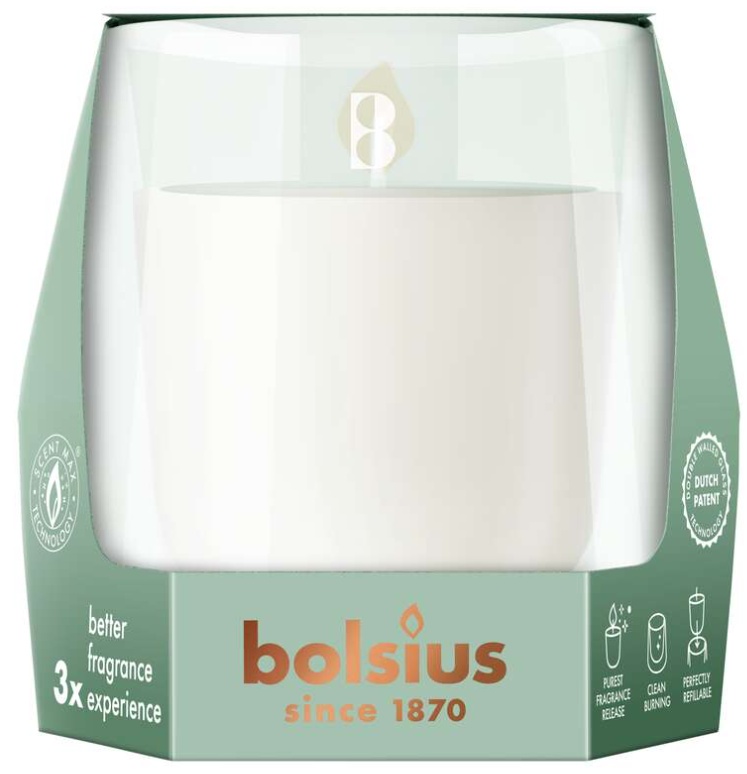 BOLSIUS CLEAN LIGHT STARTERKIT VANILLE   TONKABOON