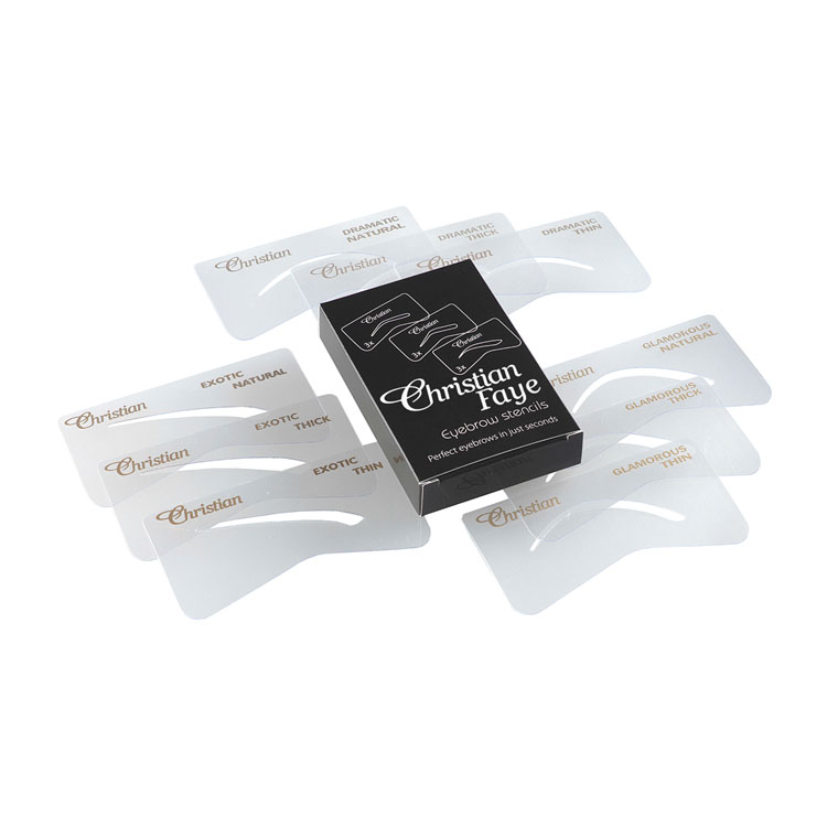CHRISTIAN FAYE EYEBROW STENCIL SET DEG