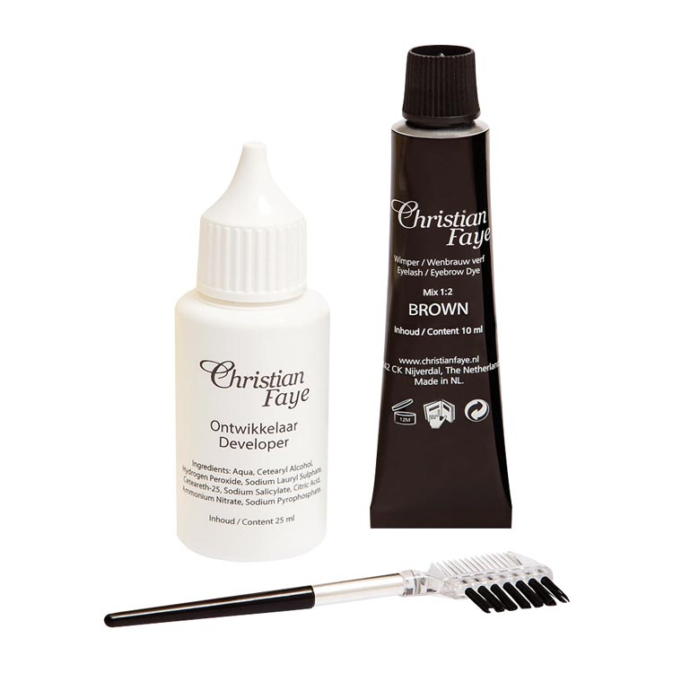 CHRISTIAN FAYE EYEBROW / EYELASH DYE BROWN BLACK