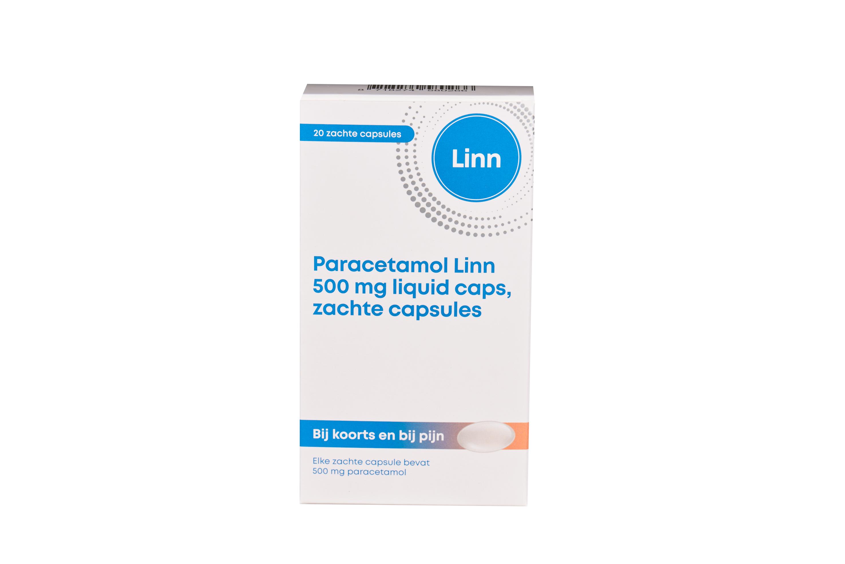 LINN PARACETAMOL 500 MG LIQUID CAPS