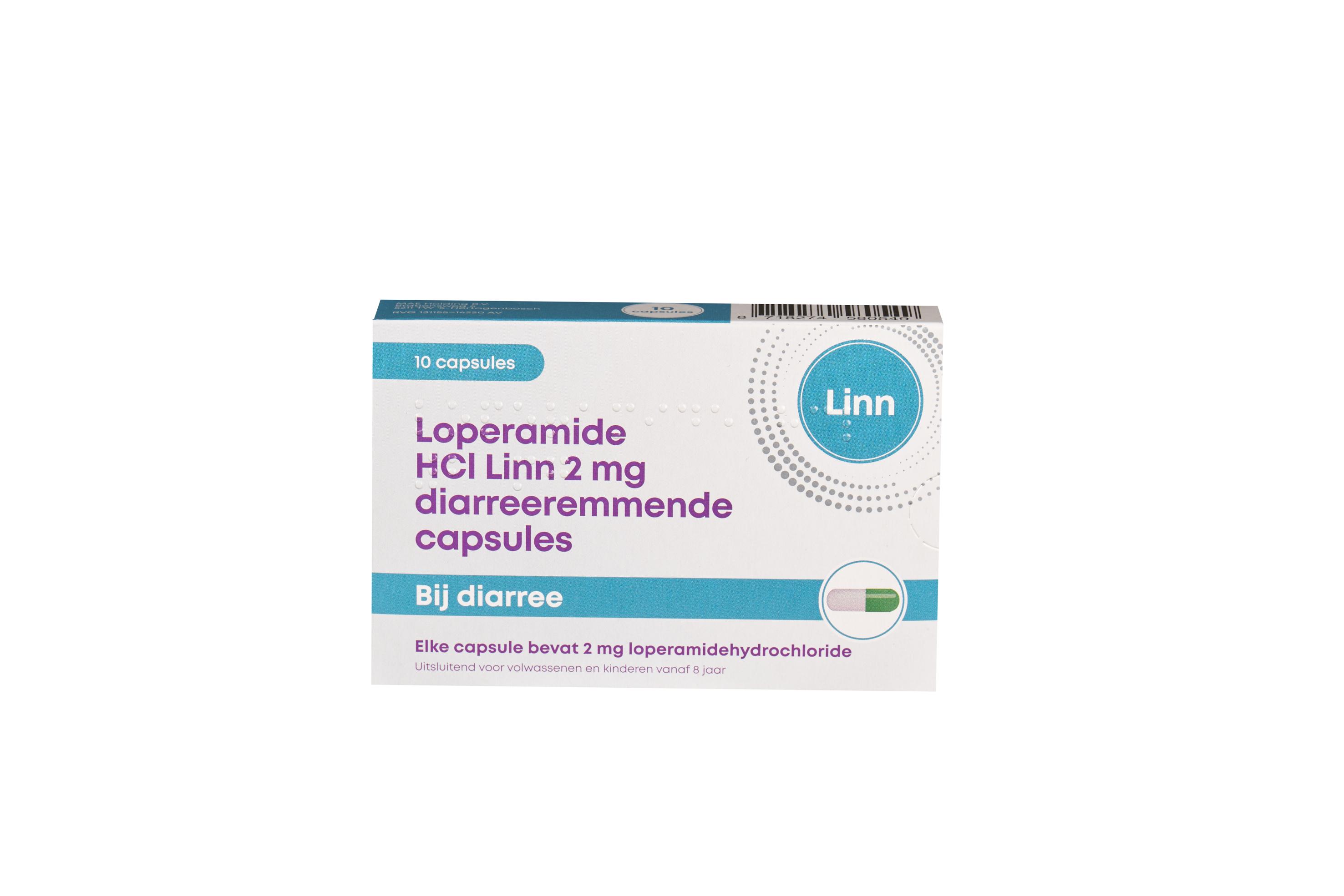 LINN BIJ DIARREE LOPERAMIDE 2 MG