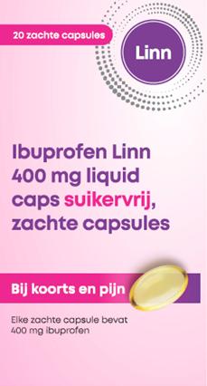 LINN IBUPROFEN 400 MG LIQUID CAPS SUIKERVRIJ