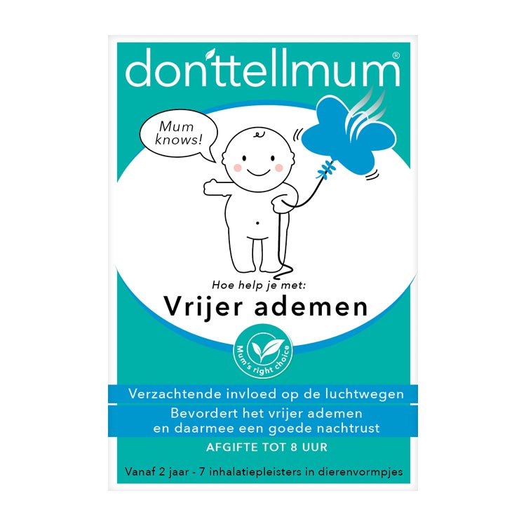 DONTTELLMUM VRIJER ADEMEN INHALATIEPLEISTERS