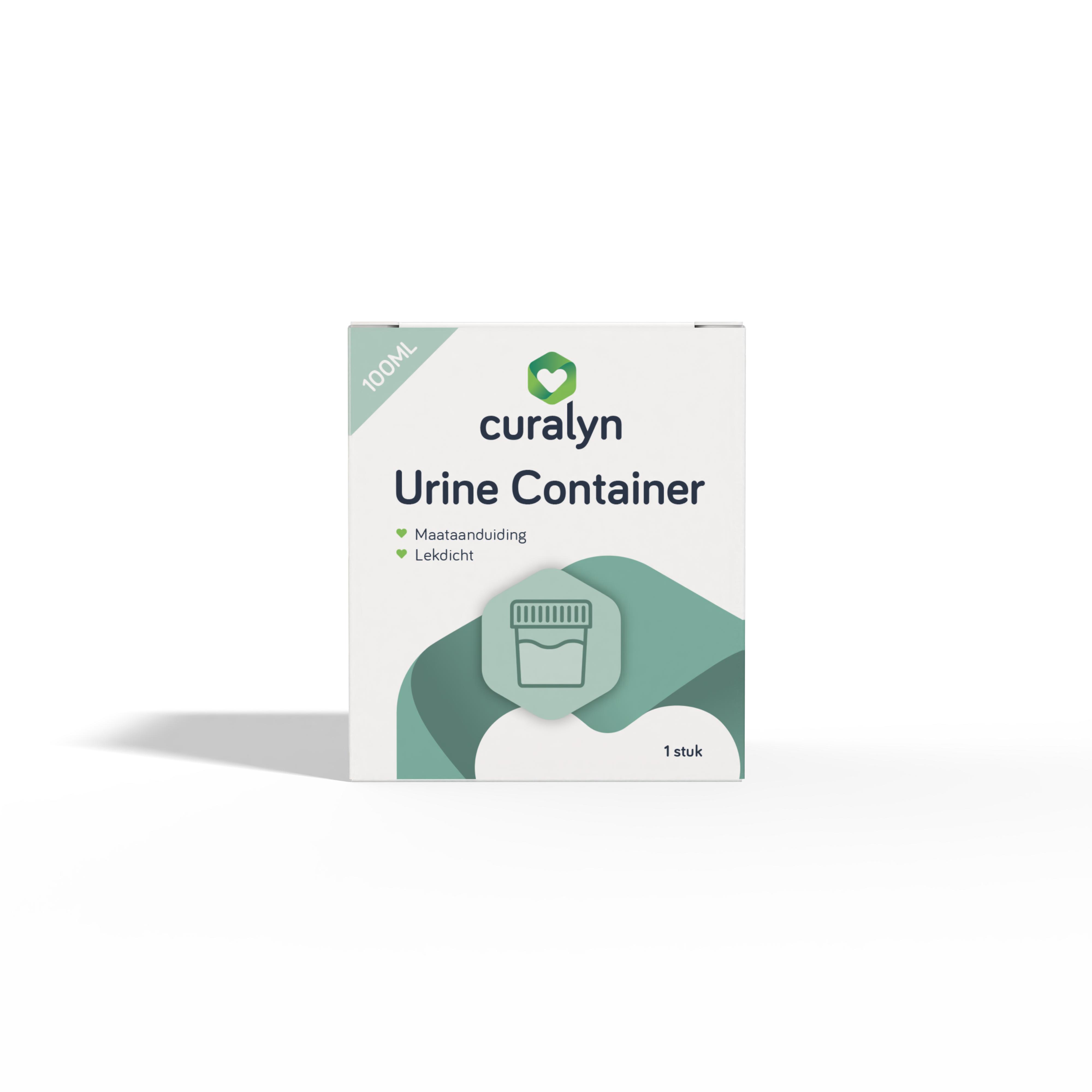 CURALYN URINE CONTAINER MET SCHROEFDOP