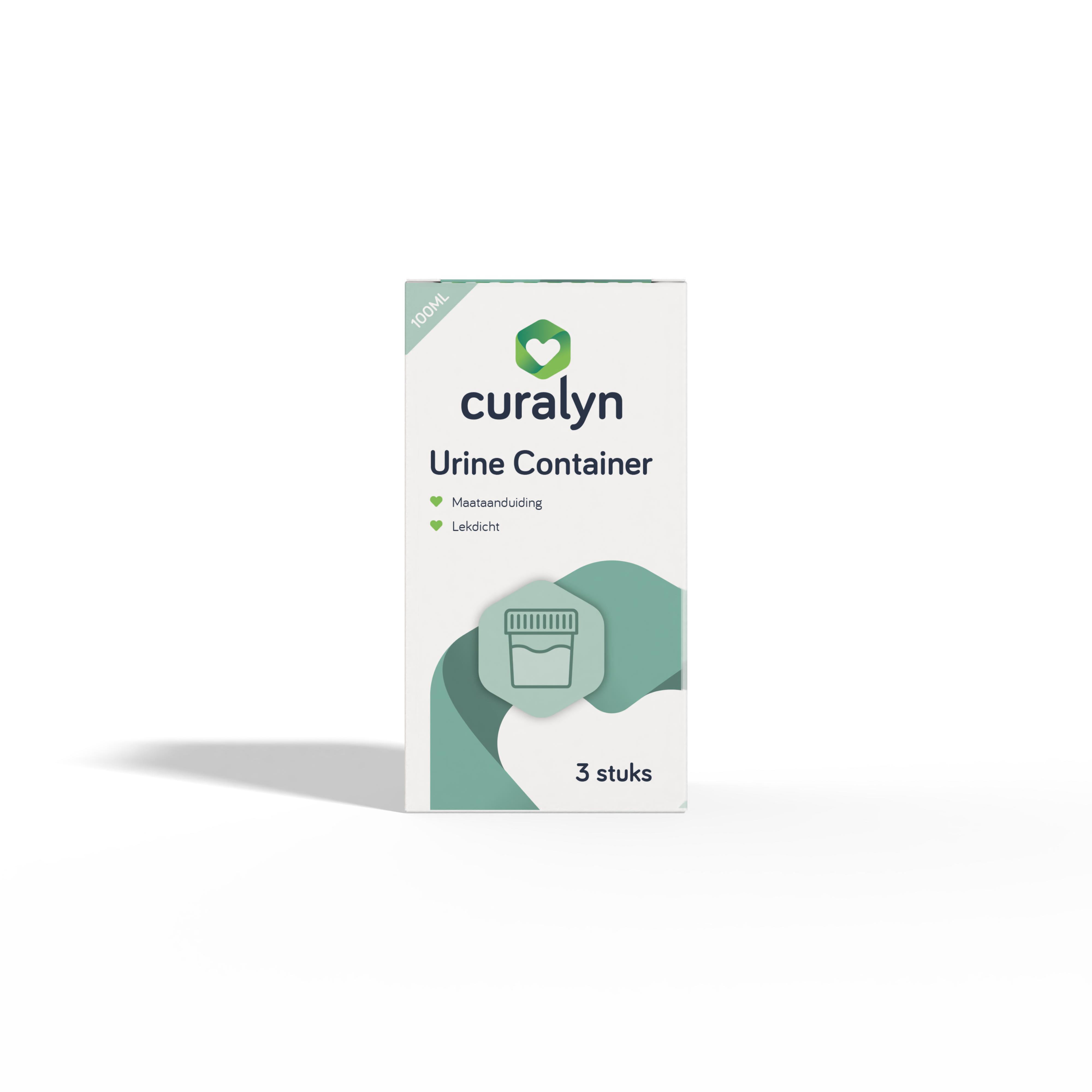 CURALYN URINE CONTAINER MET SCHROEFDOP