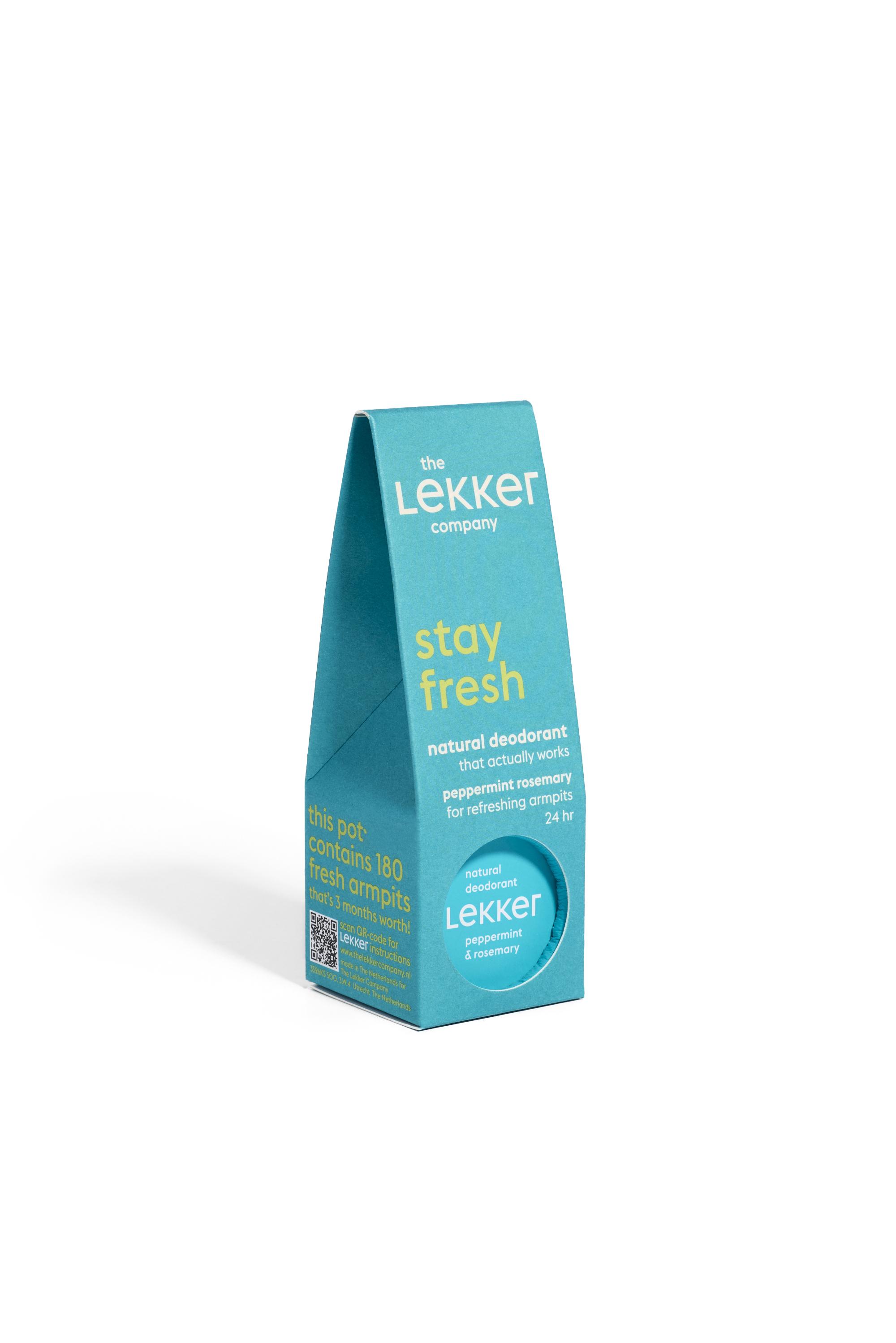 LEKKER DEOCREME PEPPERMINT   ROSEMARY
