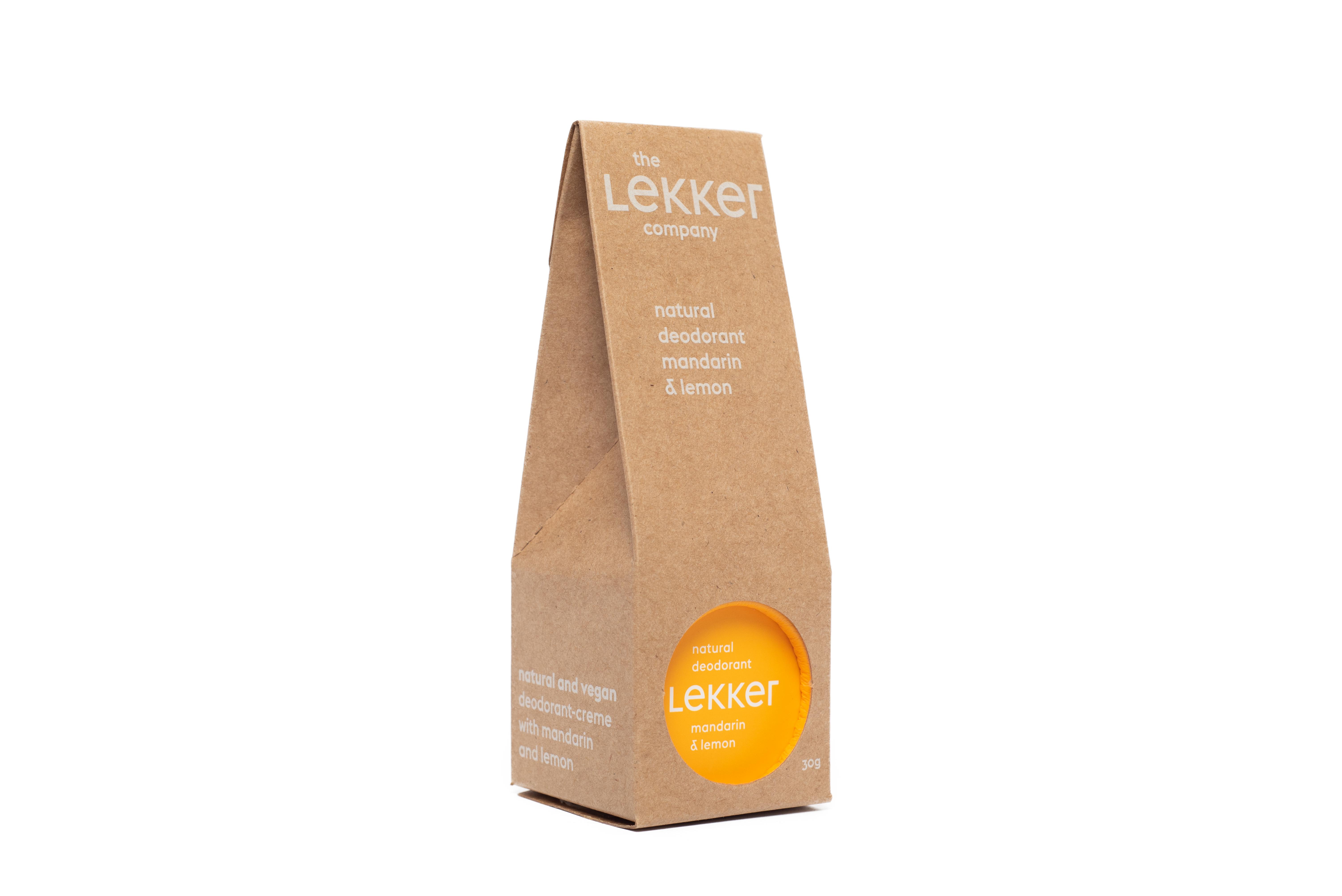 LEKKER DEOCREME MANDARIN   LEMON