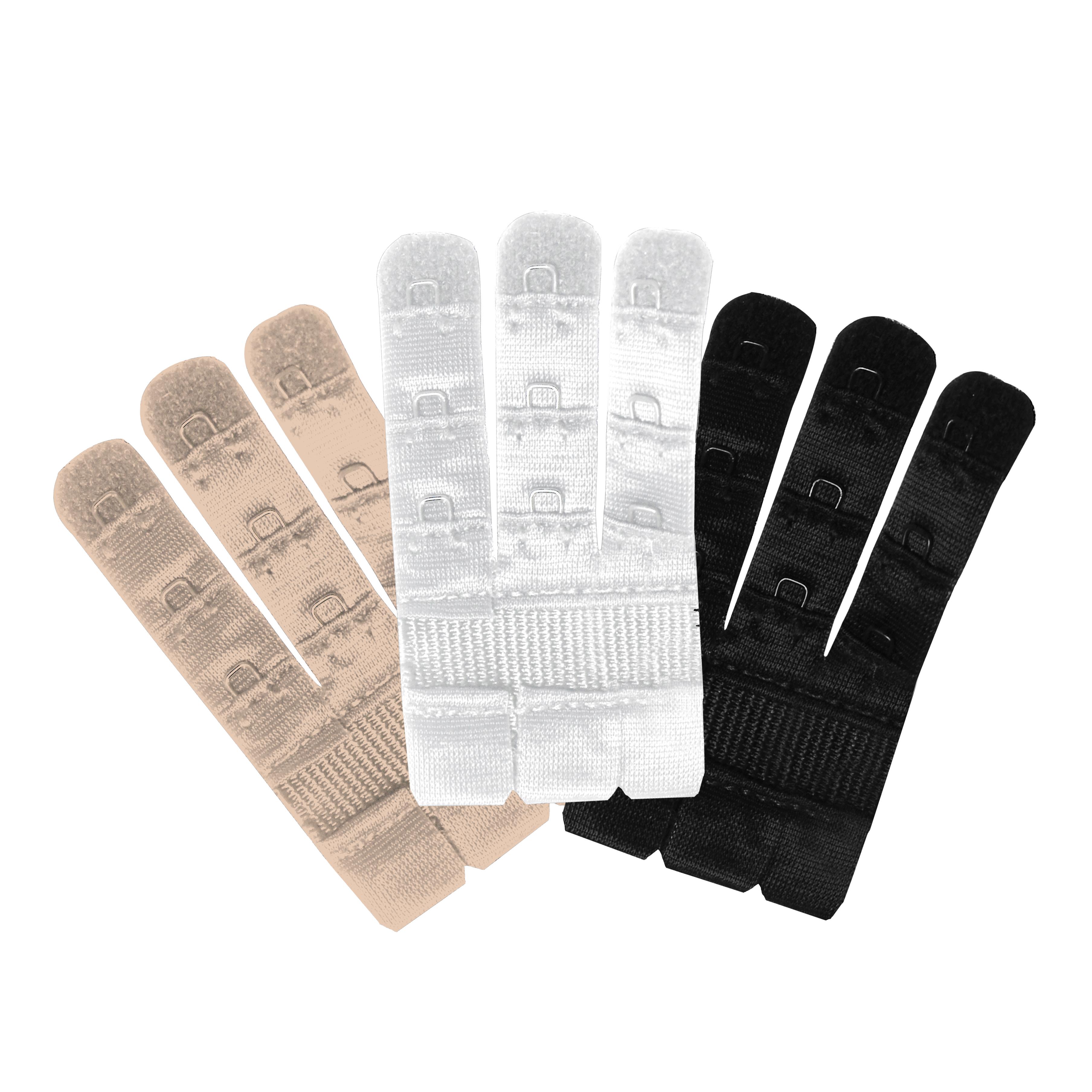 BYE BRA - BRA EXTENDERS 3-HOOK 3 COLOUR