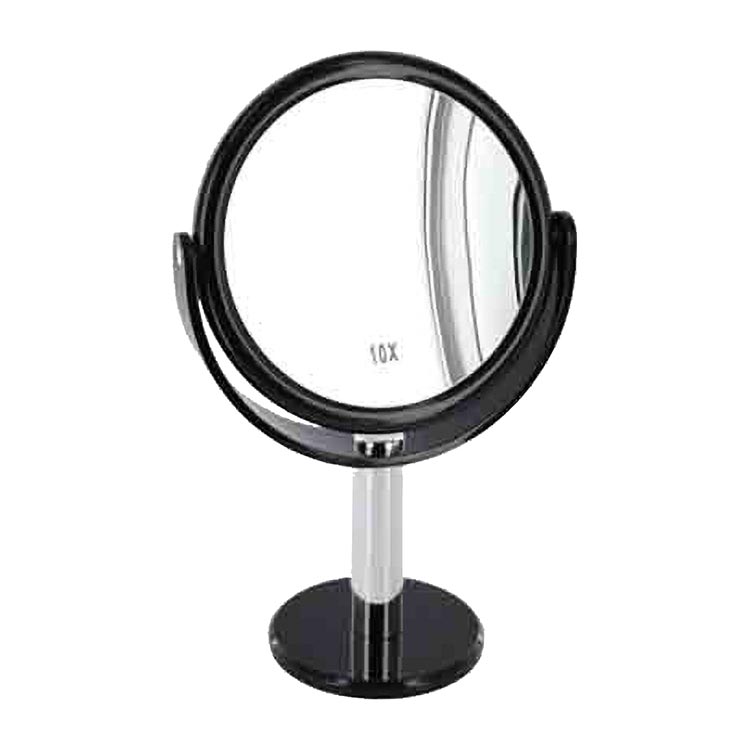 LEEK SPIEGEL ZWART OP VOET 10X VERGROTEND