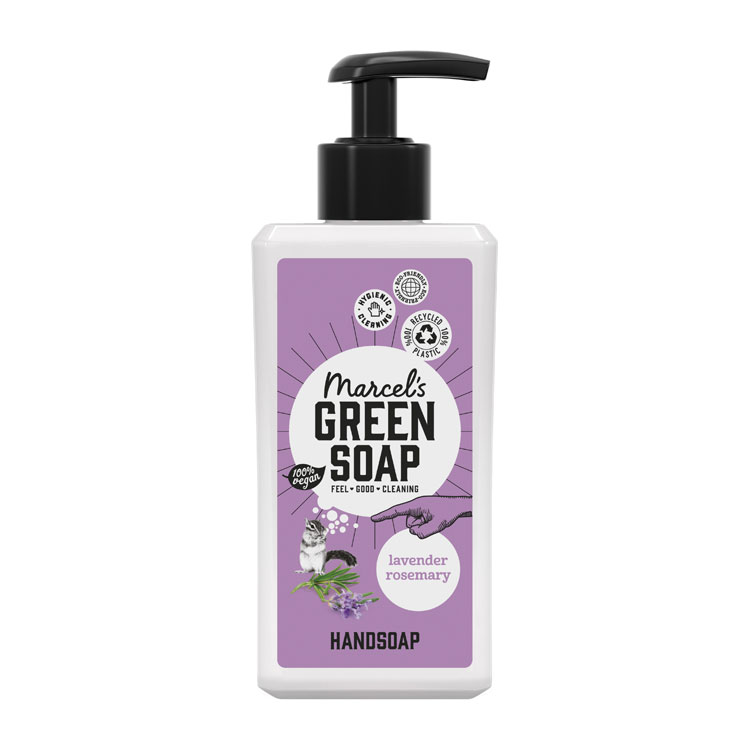 MARCEL'S GREEN SOAP HANDZEEP LAVENDEL   ROZEMARIJN POMP