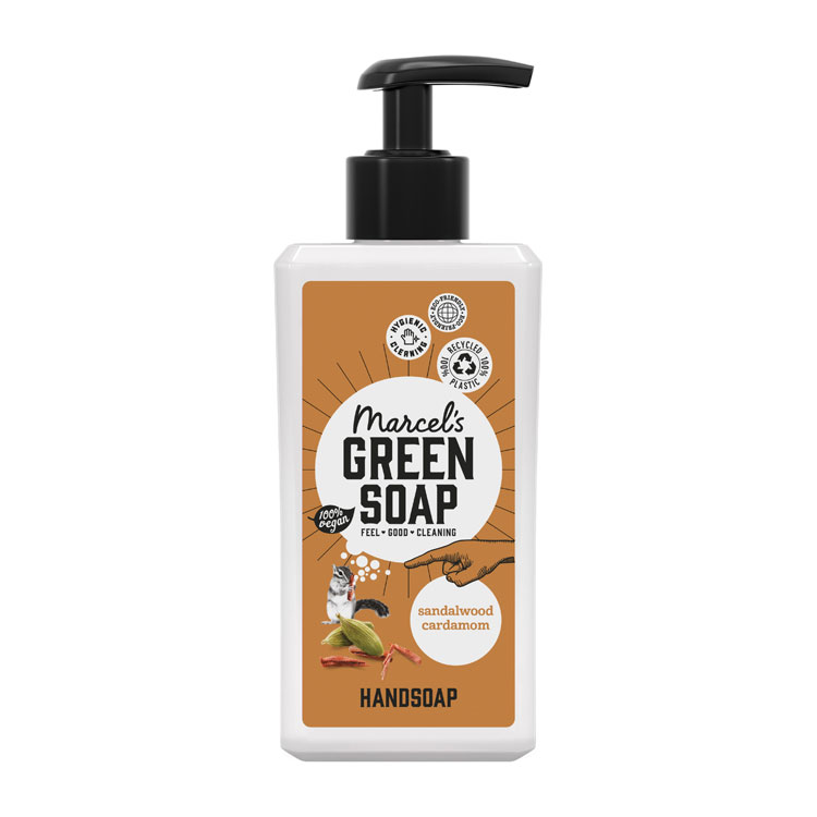 MARCEL'S GREEN SOAP HANDZEEP SANDELHOUT   KARDEMOM POMP