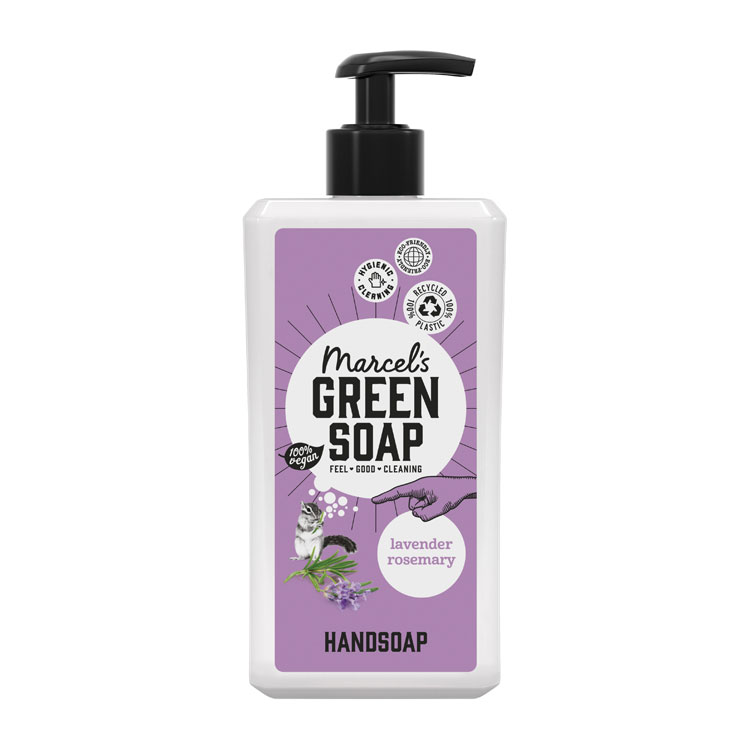 MARCEL'S GREEN SOAP HANDZEEP LAVENDEL   ROZEMARIJN POMP