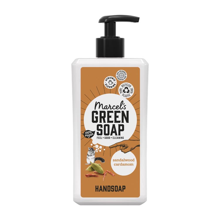 MARCEL'S GREEN SOAP HANDZEEP SANDELHOUT   KARDEMOM POMP