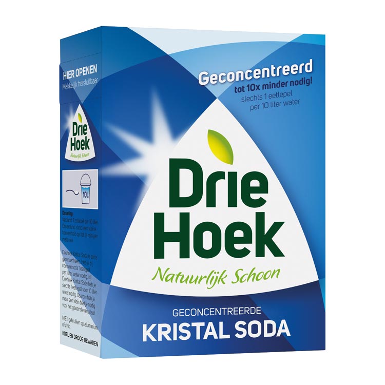 DRIEHOEK SODA KRISTAL
