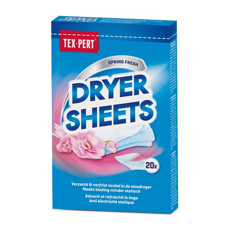 TEXPERT DRYER SHEETS DRY
