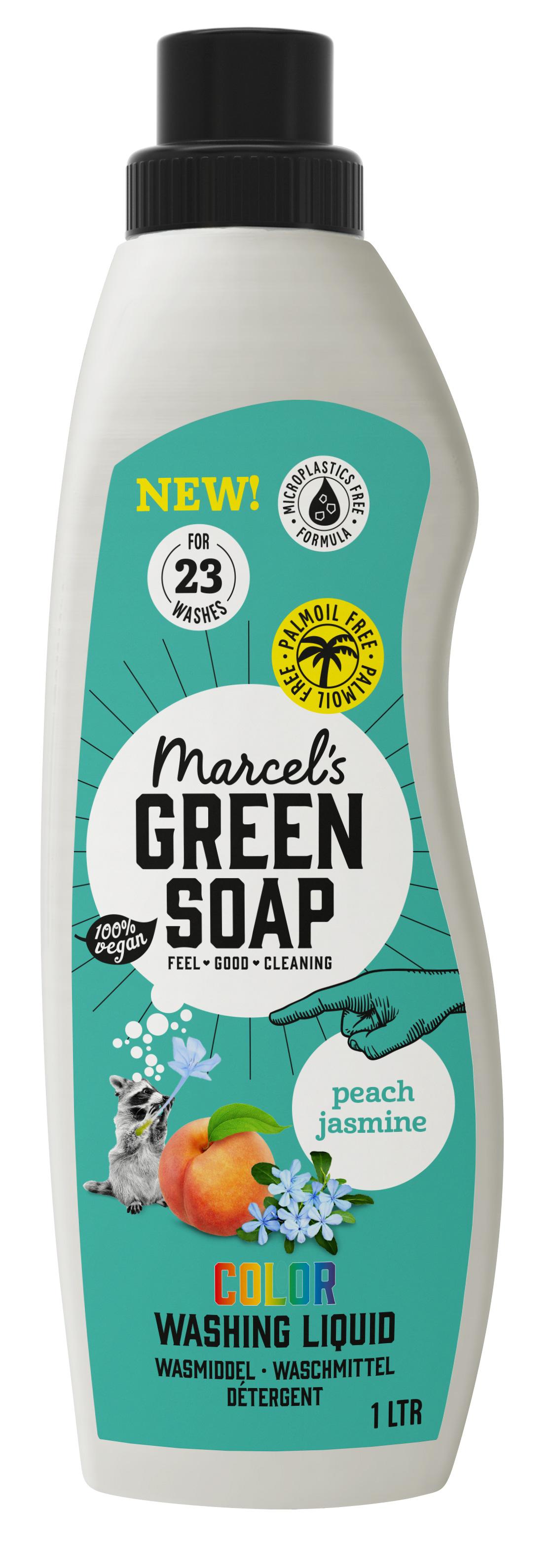 MARCEL'S GREEN SOAP WASMIDDEL KLEUR PERZIK   JASMIJN