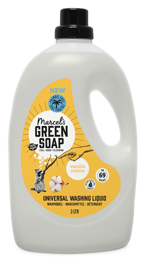 MARCEL'S GREEN SOAP WASMIDDEL VANILLE   KATOEN