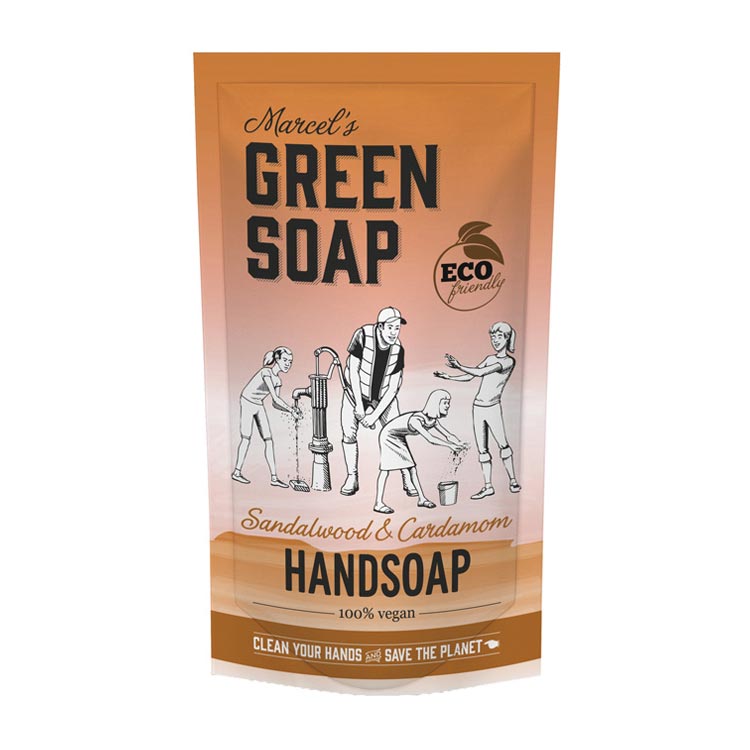 MARCEL'S GREEN SOAP HANDZEEP SANDELHOUT   KARDEMOM NAVUL