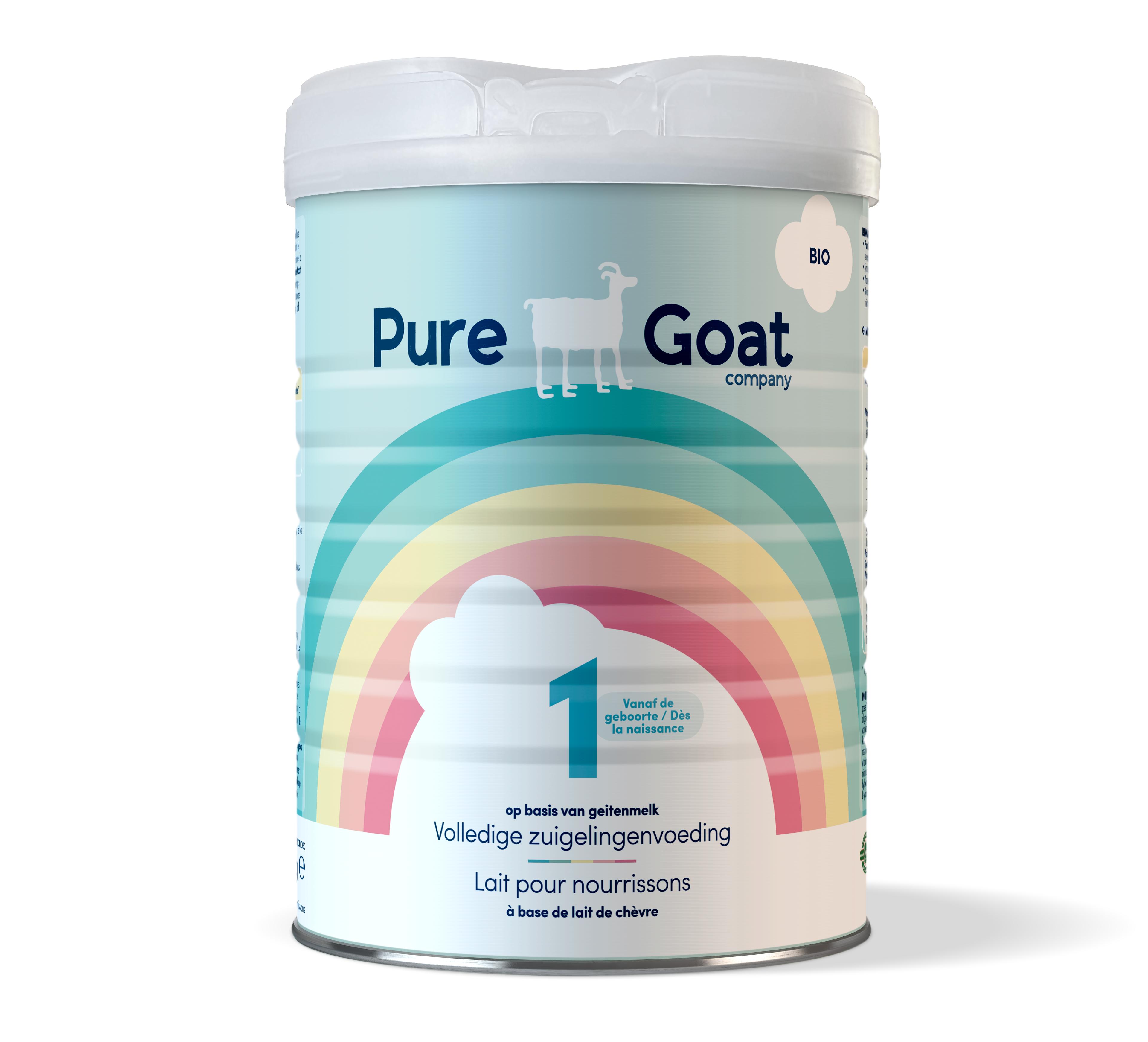 PURE GOAT ZUIGELINGENVOEDING 1 VAN 0-6 MND -NL-BIO-01