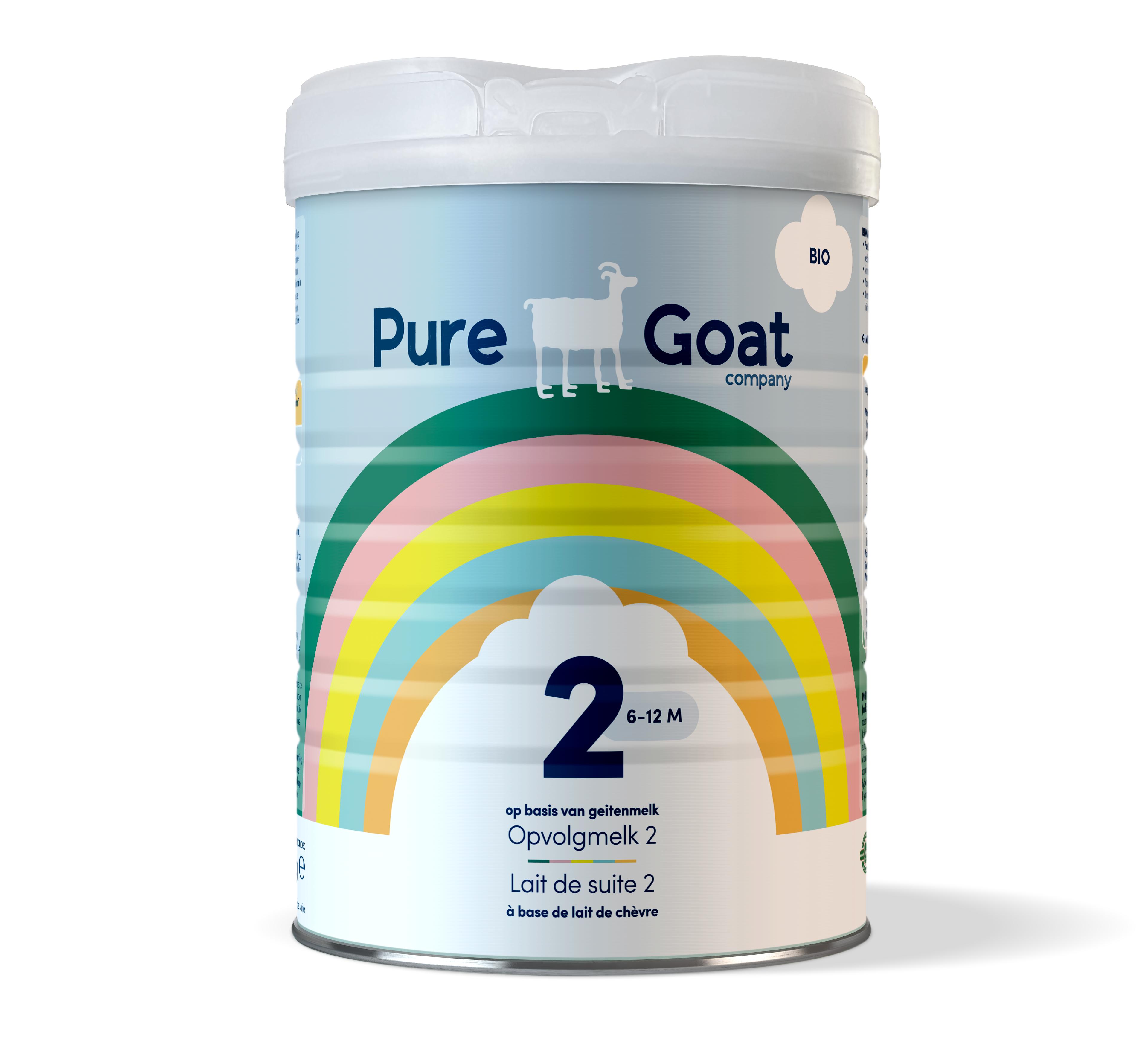 PURE GOAT OPVOLGMELK 2 VANAF 6 MND -NL-BIO-01