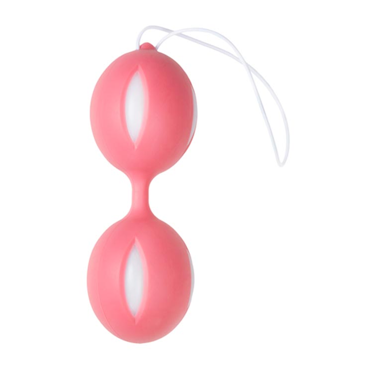 EASYTOYS WIGGLE DUO VAGINA BALLETJES ROSE/WIT