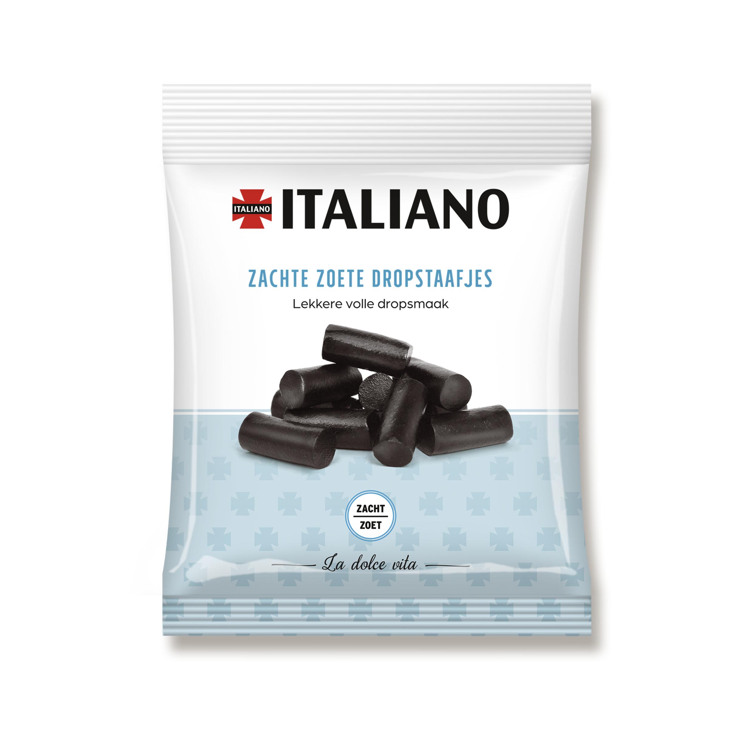 ITALIANO ZACHTE ZOETE DROPSTAAFJES