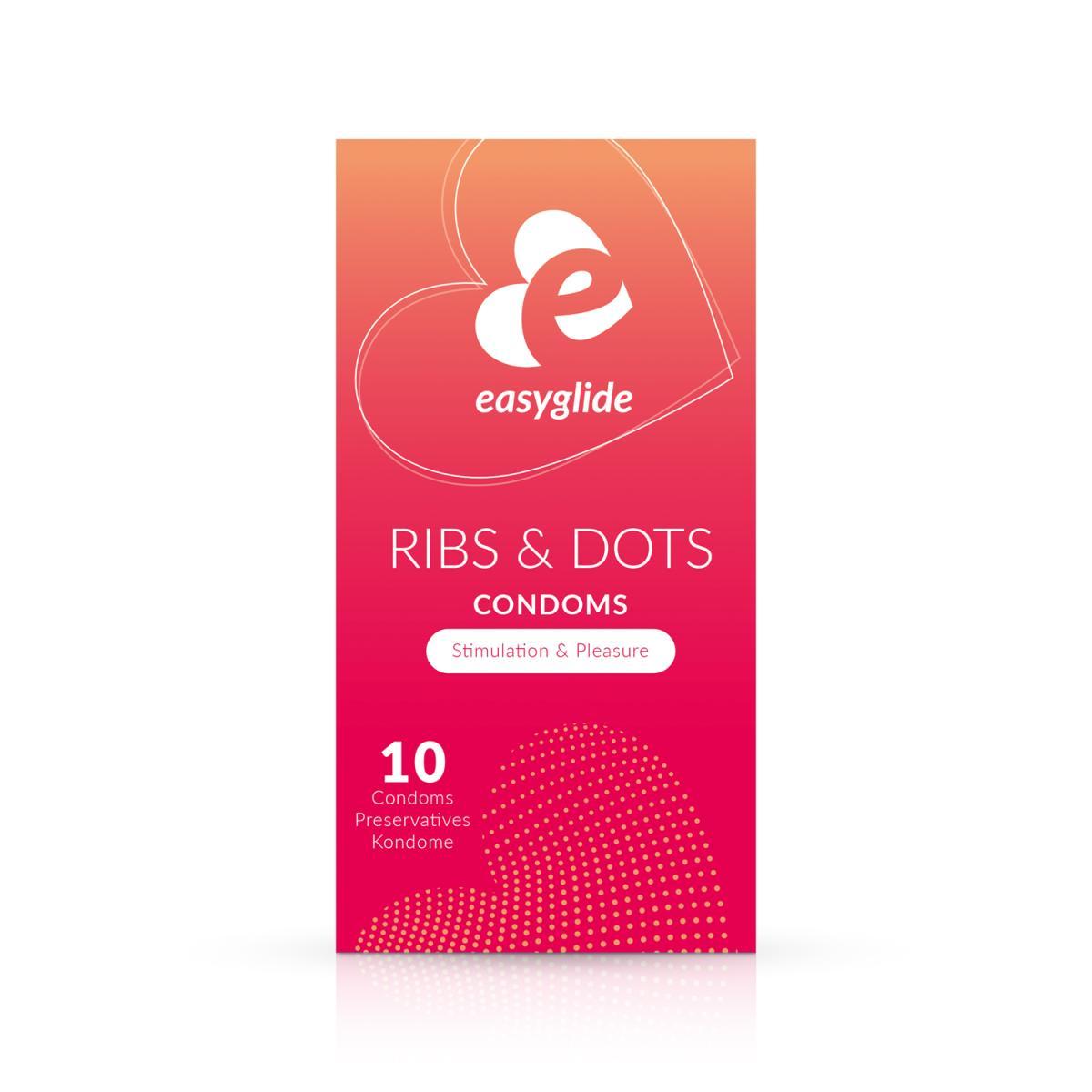EASYGLIDE CONDOOMS RIBS AND DOTS