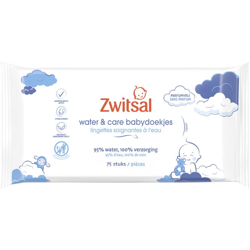 ZWITSAL BABY BILLENDOEKJES WATER CARE BOX
