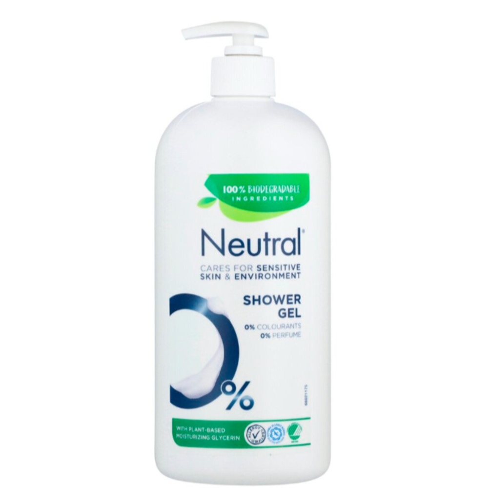 NEUTRAL SHOWER GEL MET POMP 0% SENSITIVE