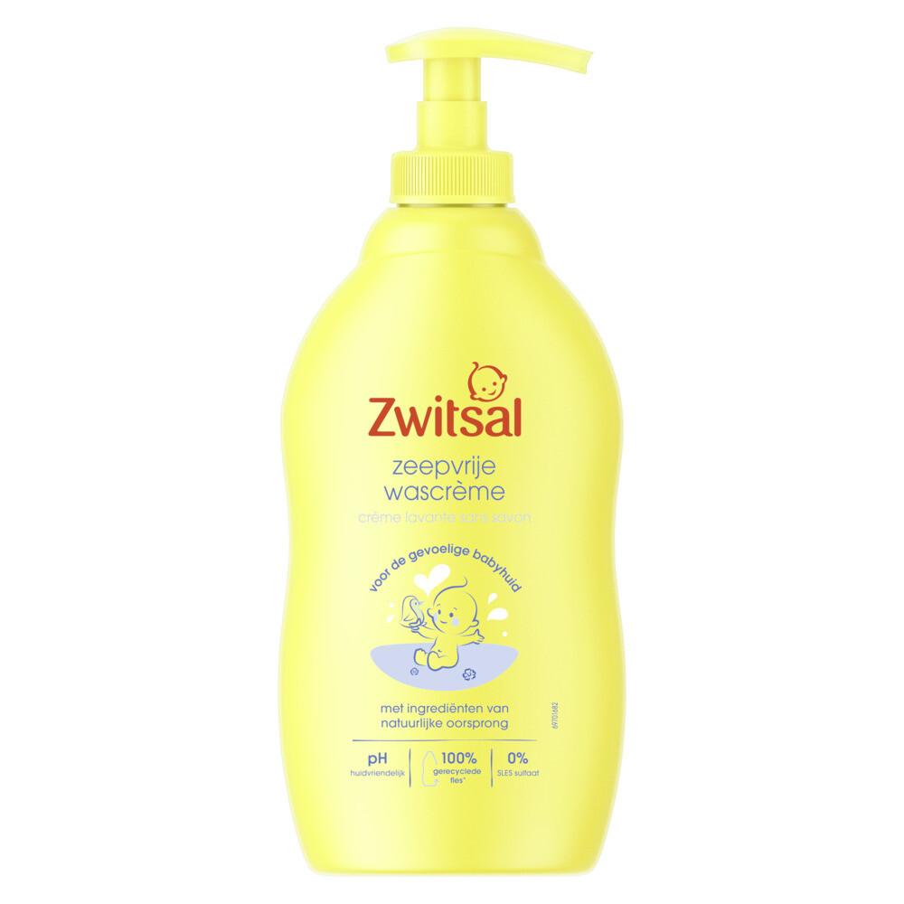 ZWITSAL BABY WASCREME ZEEPVRIJ MET POMPJE
