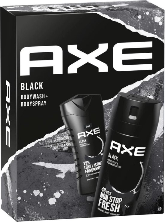 GVPH AXE BLACK DOUCHE GEL   DEOSPRAY
