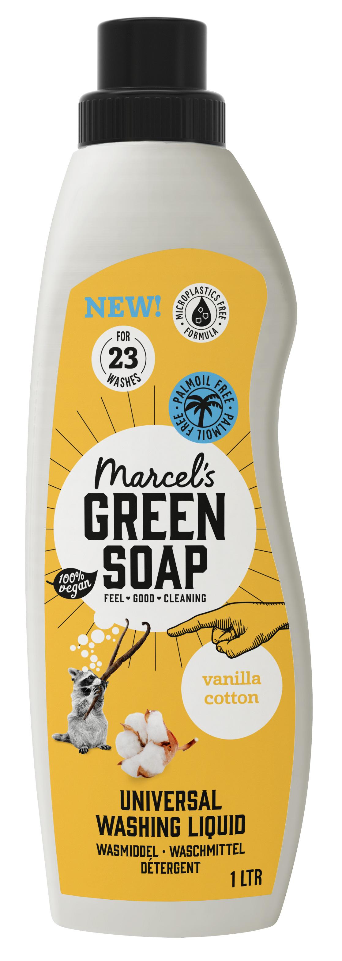 MARCEL'S GREEN SOAP WASMIDDEL UNIVERSEEL VANILLE   KATOEN